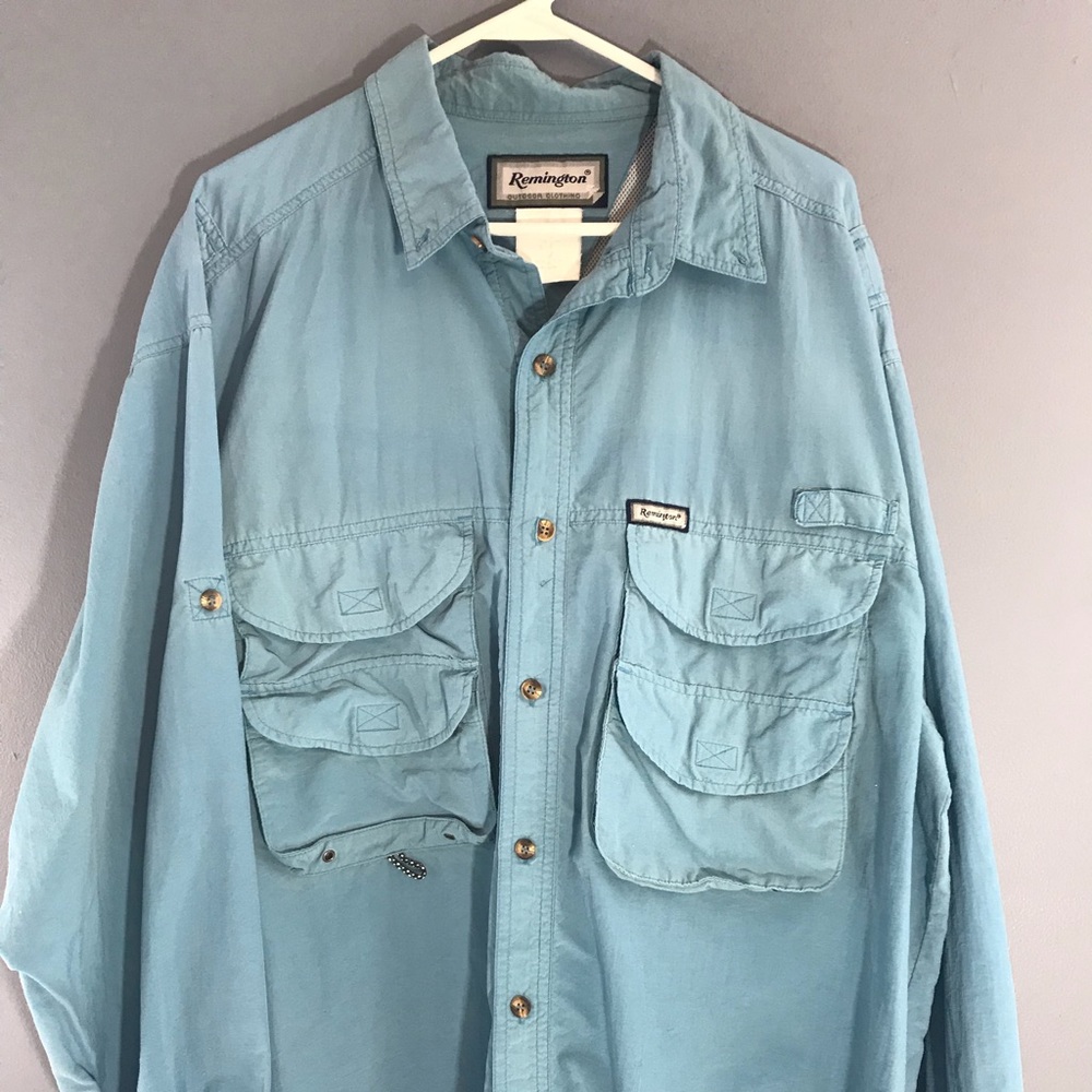 Remington Breathable Outdoor Button Down XL Vtg